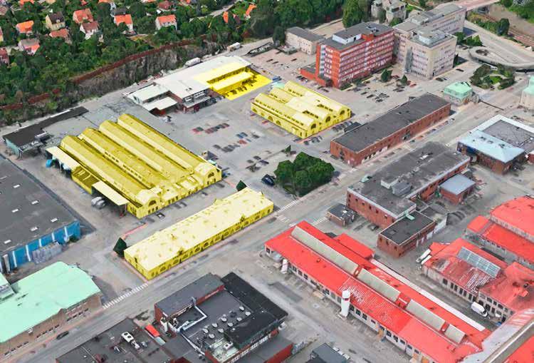 LÄROCENTER PÅ SLAKTHUSOMRÅDET UPPGIFT Uppgiften går ut på att gestalta en lärandemiljö som fungerar som samlande plats för ett antal omgivande gymnasieskolor.