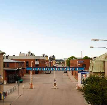 LÄROCENTER PÅ SLAKTHUSOMRÅDET Tomtens relation till omgivande bebyggelse, ifrån sstockholms stads planprogram.