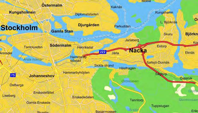 Sicklaön 40:14, Nacka 2013-08-14 Riskbedömning för detaljplan Version 2 1.6 Kvalitetssäkring Intern granskning har utförs av, från uppdraget, fristående person, enligt Briabs kvalitetssystem.