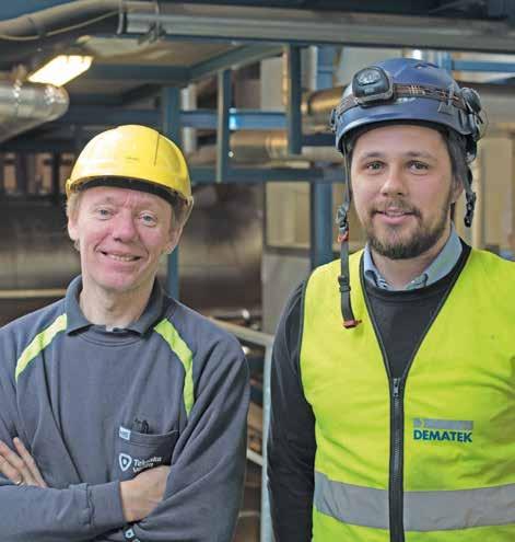 Jonas Eberholm, Kraftvärmeverket i Katrineholm och Johan Kagerö.