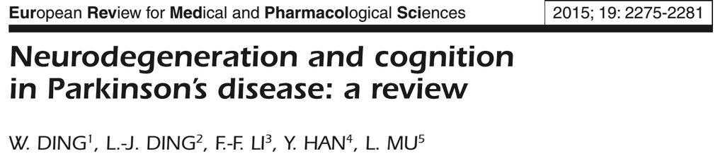 Nature Reviews Neurology (2017) Fr a exekutiva funktioner och processing speed men även minnessvikt - tycks i högre utsträckning predicera progression till demens.