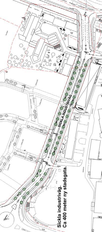4 (7) En viktig del i projekteringsfasen har varit framtagande av standard för gatans gestaltning.