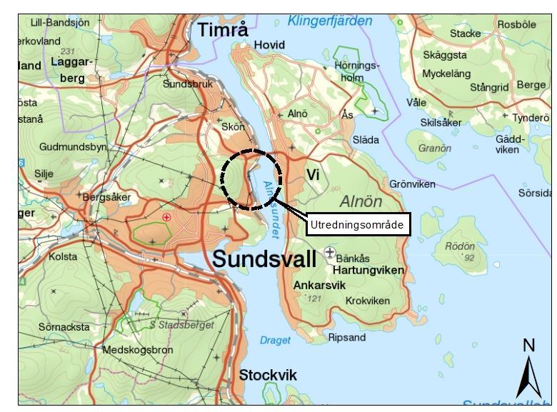 1 Inledning 1.1 Bakgrund Trafikverket planerar att bygga en järnvägsförbindelse mellan Inlandsbanan och Ådalsbanan vid Maland i Sundsvalls kommun, Västernorrlands län.