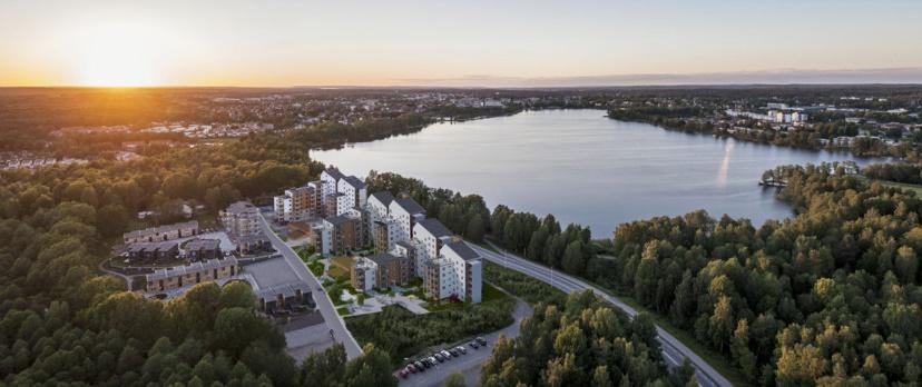 7 Bostäder vid Vallen, Växjö Midroc och Växjöbostäder utvecklar sammanlagt 172 lägenheter