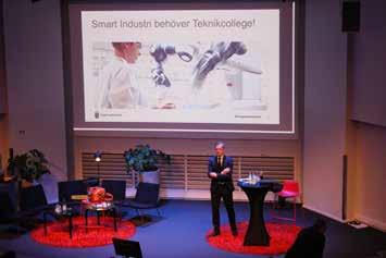 Närings- och innovationsminister Mikael Damberg fanns med som huvudtalare på Teknikcollege rikskonferens 2017.