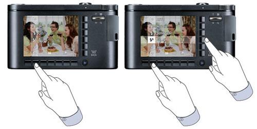 Samsung NV10 Revolutionary UI, the Smart Touch The UI is innovative and intuitive, and the