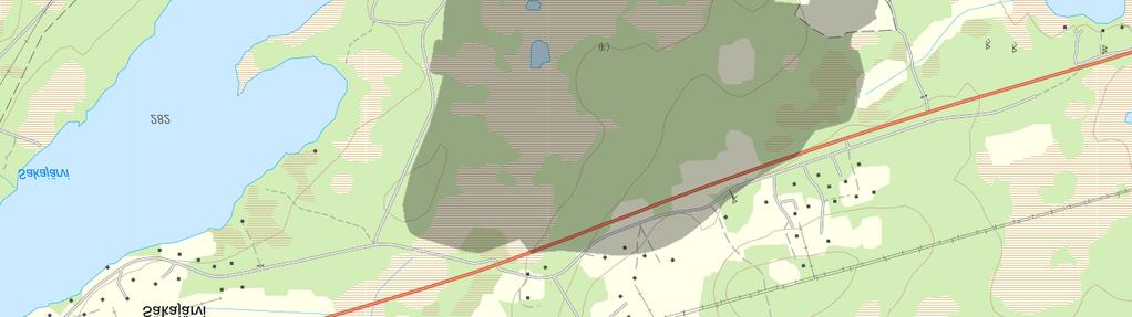 Dvärgsparv Videsparv Sävsparv Lappmes Verksamhetsområde Ü 0 0.5 1 km Figur 4. Observationer från fågelinventeringen.