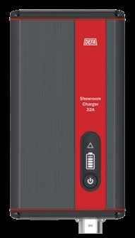 Produkter - Batteriladdare Showroom ShowroomCharger 32A DEFA Showroom Charger 32A baseras på modern switchmode-teknik, är isolerad mot galvaniska strömmar och