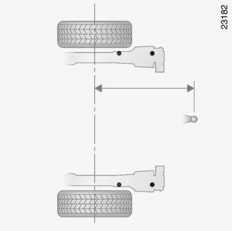 BOGSERING: släp A Normalt chassi A = 932 mm Långt chassi A = 1 043 mm Beträffande kultryck, max.