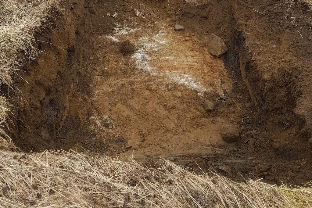 2 Provgrop SW1722 Provgropen grävdes strax söder om planerad