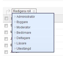 Roller och funktioner i diskussionsforum Som lärare har du tillgång till alla funktioner i diskussionsforum, som lärare kan du också tilldela studenter utökade behörigheter i diskussionsforum via