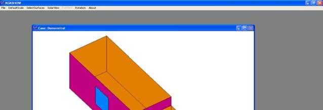 3-D view Med denna funktion kan man rotera byggnaden i godtyckliga riktningar samt zooma bilden in och ut.
