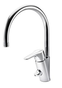 KÖK KÖK Blandare Kakel 5075 Rib Vit, matt 10x30 cm KOSTNADSFRITT VAL Köksblandare Nautic Engreppsblandare med Flex-sparfunktion och DM-avstängning. Utförande i krom.