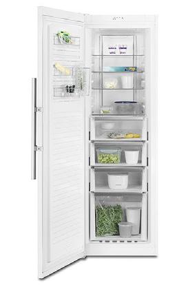 ERE3976MFW, vit 358 L Multiflow Flexibla hyllor Flaskställ LED-belysning