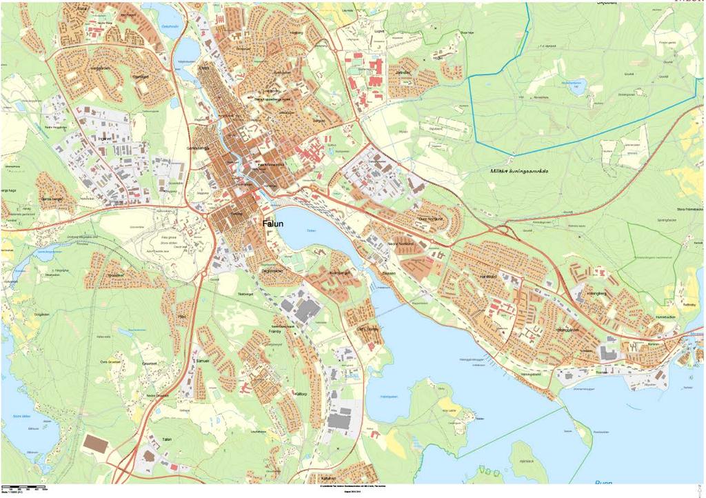 SWOT Falu tätort Med avseende på förutsättningar att integrera och utveckla energi- och klimatsystem vid utveckling av den byggda miljön Småskaliga solcellsanläggningar Bebyggelsen hamnar för nära