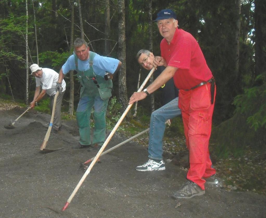 Vi fick mycket beröm för våra fina skidspår i vintras.