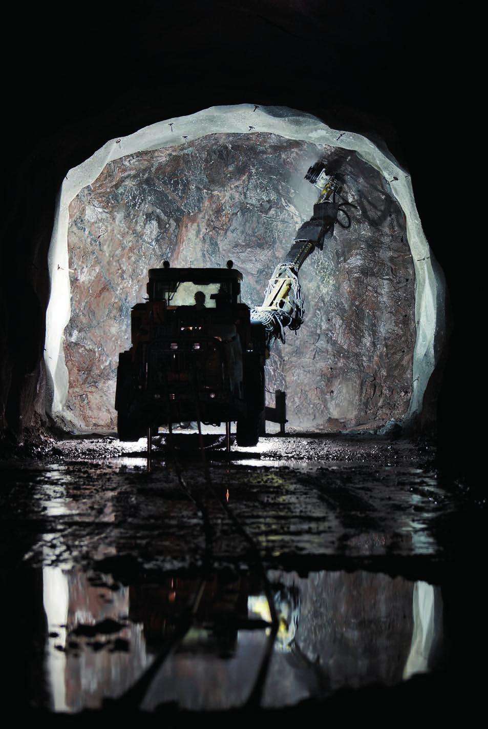 Utveckling för framtidens gruva LKAB. Framtidens gruva är koldioxidfri, digitaliserad och autonom.