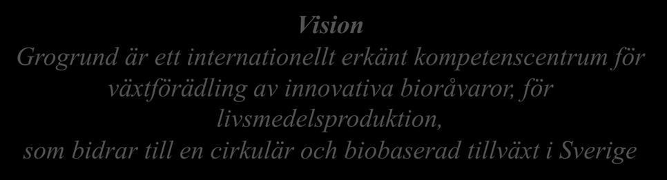 inom växtförädling bidra till utveckling av livsmedelsgrödor för svensk trädgårds-och jordbruksnäring.