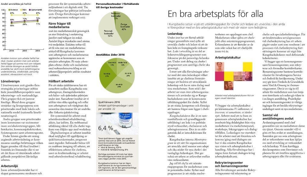 Viktiga händelser inom personalområdet Här beskriver ni kortfattat i punktform viktiga händelser som påverkat personalområdet. Det handlar både om intern och extern påverkan på området.