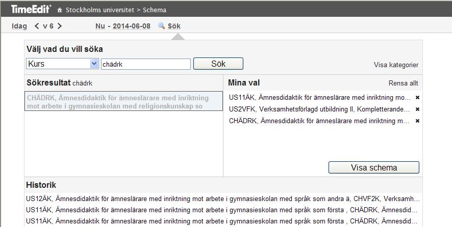 Schema: