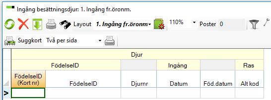 Sida 8 av 11 Ingång från öronmärkning Om du använder dig av öronmärkning i programmet använder du menyvalet Sugga/Galt Ingång PigVision 1.