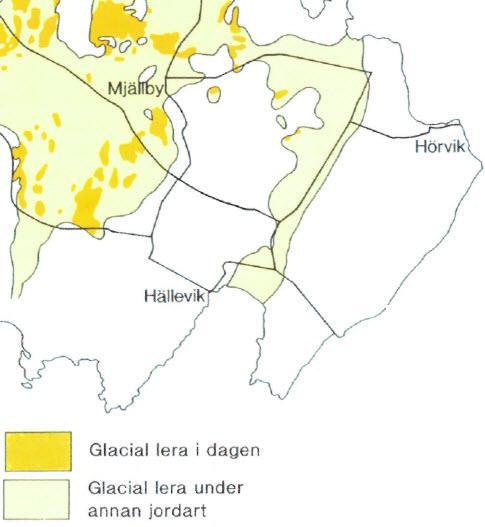 (t v) Karta över jorddjupet på