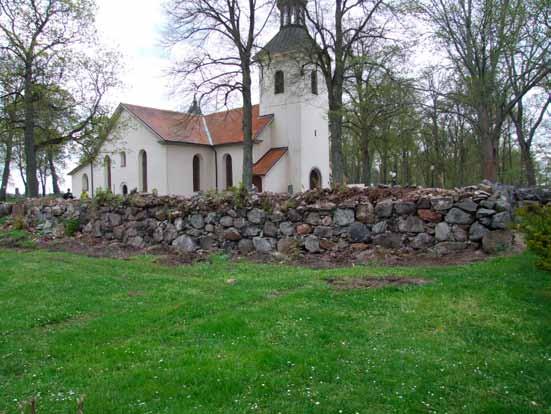 14 Samma muravsnitt efter arbeten vid den