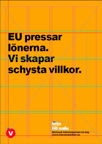 Format A4 Textmotiv Till annonser med textbudskap av typ 1 används färgplatta som bakgrund. Alla färger i profilen kan användas. Griden från profilen är stommen. Marginal sätts med ögonmått.