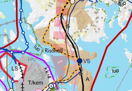 1-8 Österbottens landskapsplan 2040 är under uppgörande, i planutkastet har inte framkommit sådant som skulle inverka på förutsättningarna för