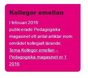 Så kan en informationsruta i höger sidebar se ut Högerpuff med länk till ett annat inlägg Klicka på knappen Moduler uppe på sidan.