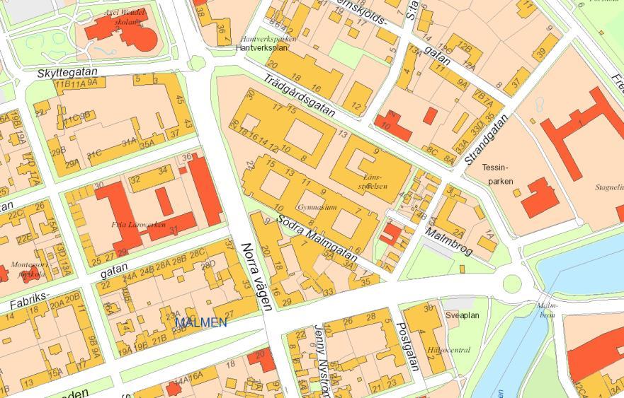 sökanden och samhällsbyggnadskontoret. Bakgrund Figur 1: Orienteringskarta.