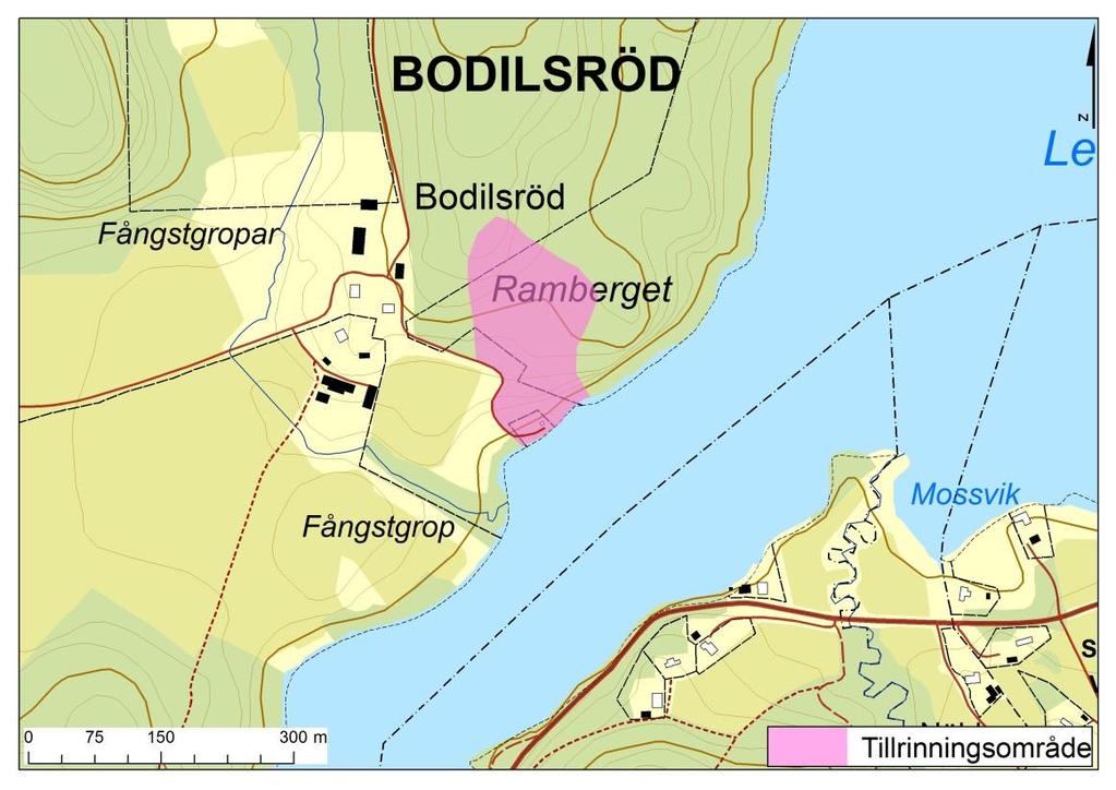 3 OMRÅDESBESKRIVNING Hedekas vattentäkt är belägen vid Lersjöns västra strand i närheten av Bodilsröd öster om Hedekas.