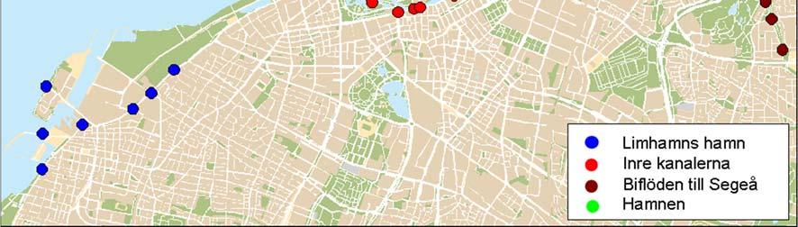 I ledningssystemets nedre delar har utjämningsvolymer anlagts för att minska toppar i inflödet till de större pumpstationerna. Dessa magasinsvolymer ligger i Erikslustvägen och Föreningsgatan.