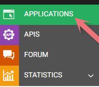 Grundprincipen för API-portalen och dess funktioner bygger på att samla de API'er/tjänster som ska konsumeras under olika Applications.