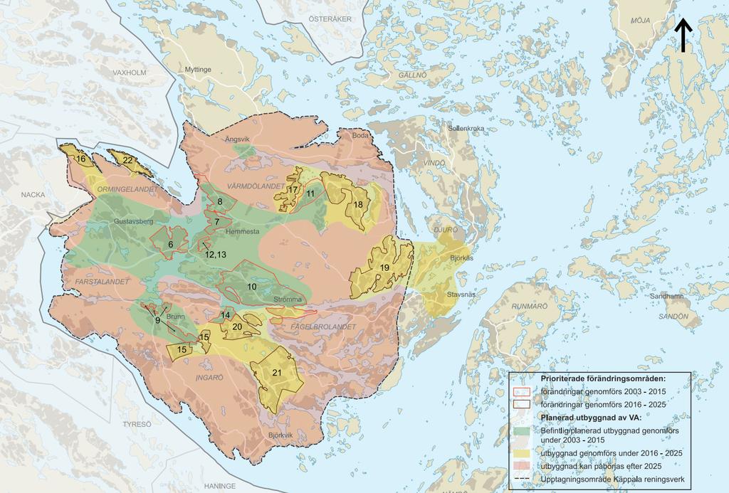 Utbyggnad av kommunalt VA och