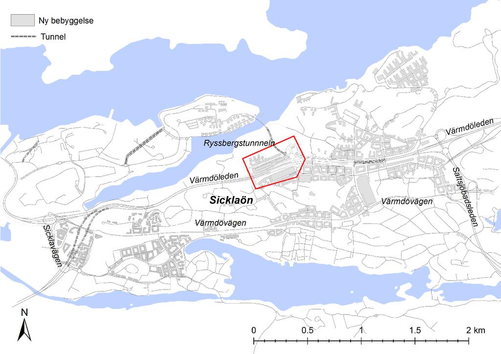 Inledning För att möta den ökande befolkningen i Nacka planerar kommunen att bygga cirka 14 000 nya bostäder på västra Sicklaön den närmaste 15-årsperioden.