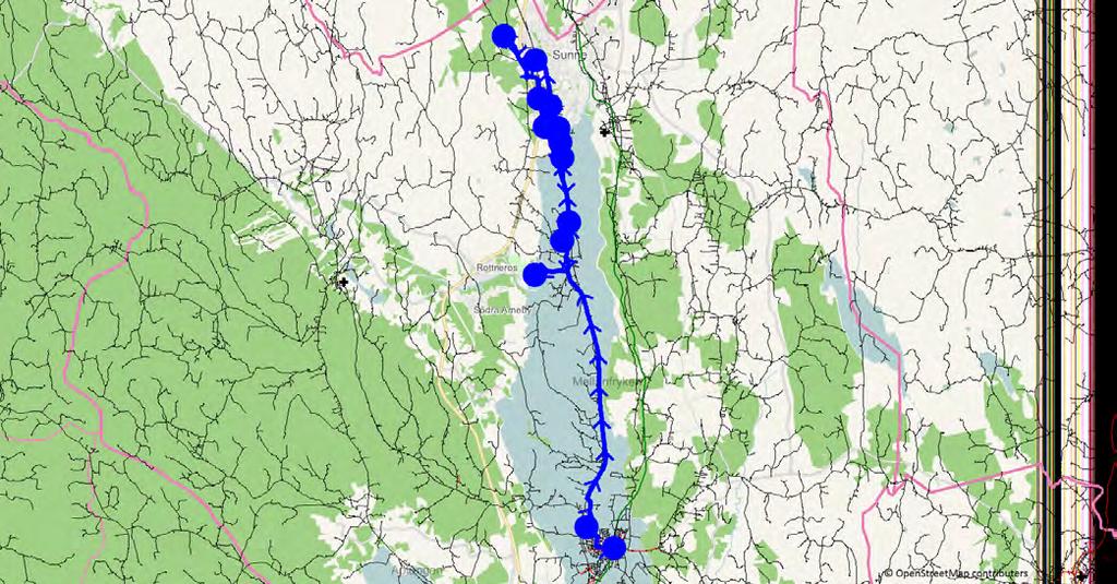 8/16/2018 12:39:27 PM Karta för Tur 6621 M - F Fordon 6621 Skolbuss 12 Sunne 6621 6.34 7.