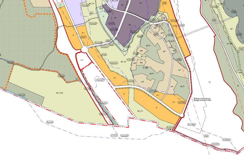 Bild 5. Utdrag ur Vasa generalplan 2030.