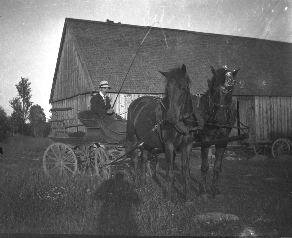 Vem kusken var på bild (228) är oklart. Men när jag stannade framför ladugården i Kullhult kunde jag känna igen platsen för fotot.