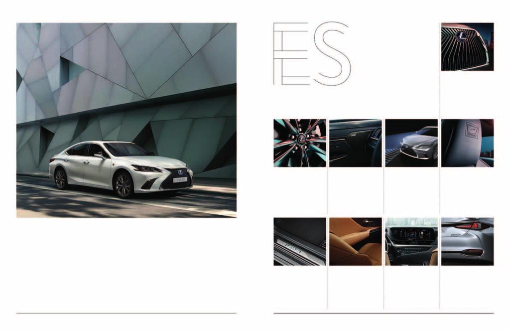 01. MODELL ES 300h Lär känna nya ES 300h. En självladdande elhybrid från Lexus med en innovativ drivlina. Sid 04-09 02. UTRUSTNINGSNIVÅER 03. DETALJER 04. TEKNIK 05.