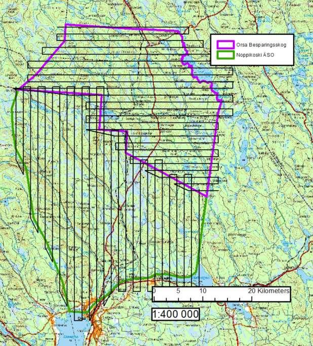 - 3 - Inventeringsmetodik Inventeringen har genomförts med metoden Distance sampling. Inventeringen sker längs förutbestämda flyglinjer.