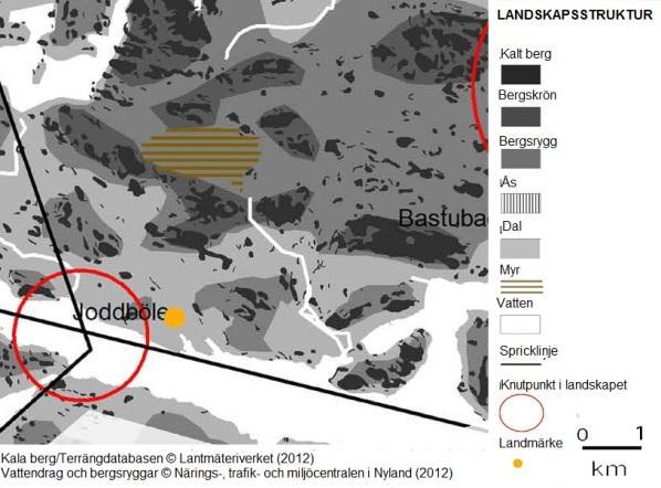 5.3 Landskapet och kulturmiljön 5.3.1 Nuläge landskapsstruktur, landskapsbild och bevarat kulturlandskap Sett i ett vidare perspektiv ligger projektområdet i det Södra kustlandet, längs Finska vikens kust.