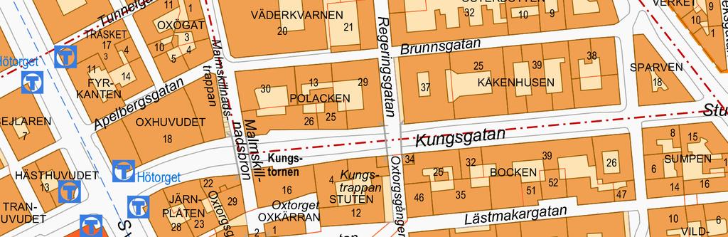 delar av fastigheten. Syfte är också att säkerställa en levande bottenvåning, genom att möjliggöra för annan publik verksamhet i bottenplan som inte får vara störande för boende i området.