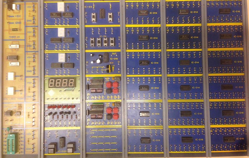 +5 7-segment Skjutomkopplare 74LS 74LS4 74LS153 +5 7-segment Skjutomkopplare 74LS 74LS1 74LS157 +5 +5 7-segment 7-segment Klockpulsgenerator