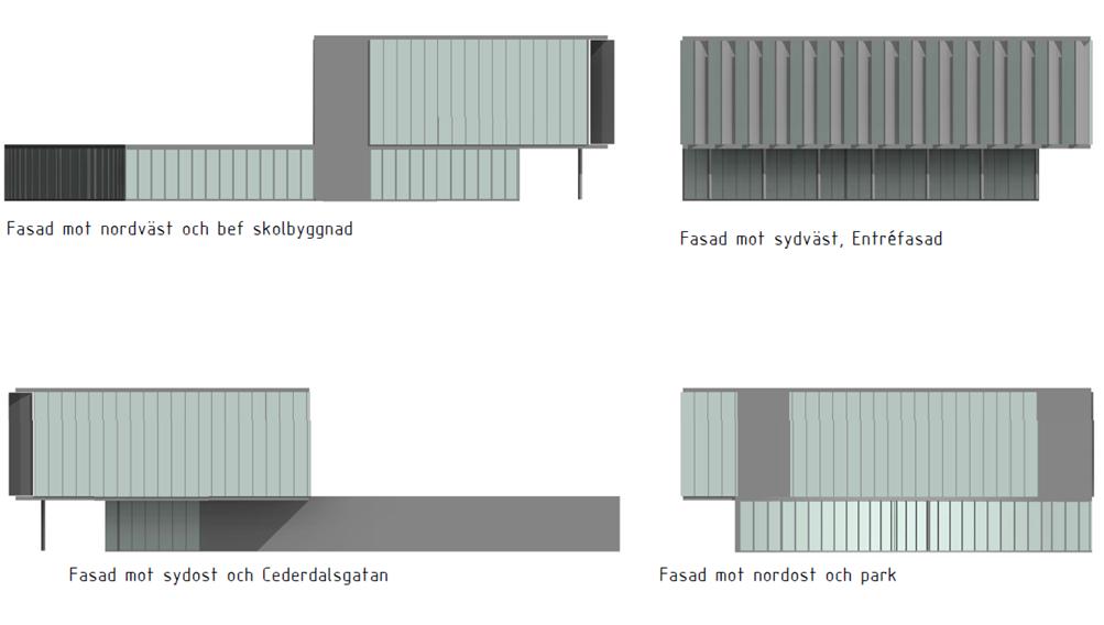 Nybyggnaden planeras att utformas enlig utbildningsnämndens funktionsprogram och ombyggnaden kommer att anpassas så långt det är möjligt till funktionsprogrammet.