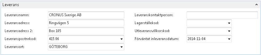 Om fakturan är obetald vid registreringen och betalning ska göras via betalningsförslag ska detta fält lämnas tomt!