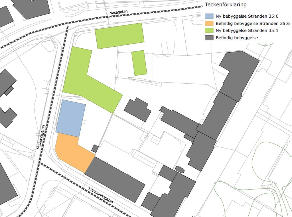 1 Bakgrund Stadsbyggnadsförvaltningen Mora Orsa ska ta fram en detaljplan för att möjliggöra ny bebyggelse med byggrätt upp till fyra våningar på Stranden 35:6 i centrala Mora.