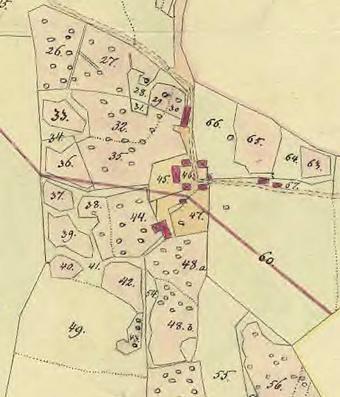 Olof Larsson var, enligt Laga skiftes- protokollet, hälftenägare fram till sin död 1845.