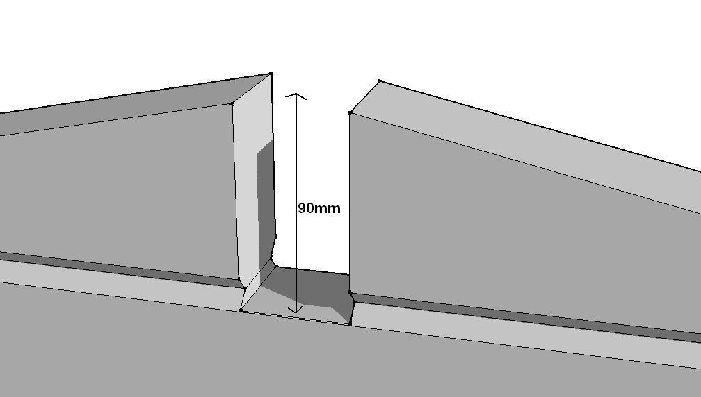För att kompensera olikheten i plankernas höjd vid montering så bör man se till att plankerna följs i höjd vid monteringen.