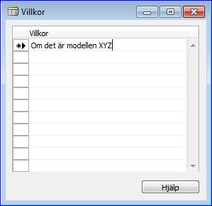 Fältet Ersättningstyp I fältet ersättningstyp kan det anges två olika typer som kan användas som ersättning. Artikel eller Ej lagerförd artikel. Fältet Ersättningsnr I fältet anges ersättningsnummret.